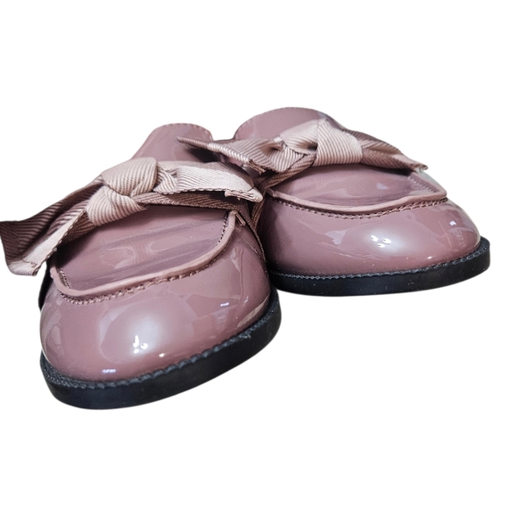 Bandolino Lindio Loafers Women's 8 Mauve Ribbon Detail Patent Leather - Picture 4 of 13